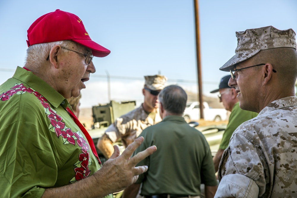 Retired Marine Officers Reunite Aboard Camp Pendleton