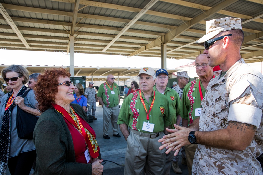 Retired Marine Officers Reunite Aboard Camp Pendleton