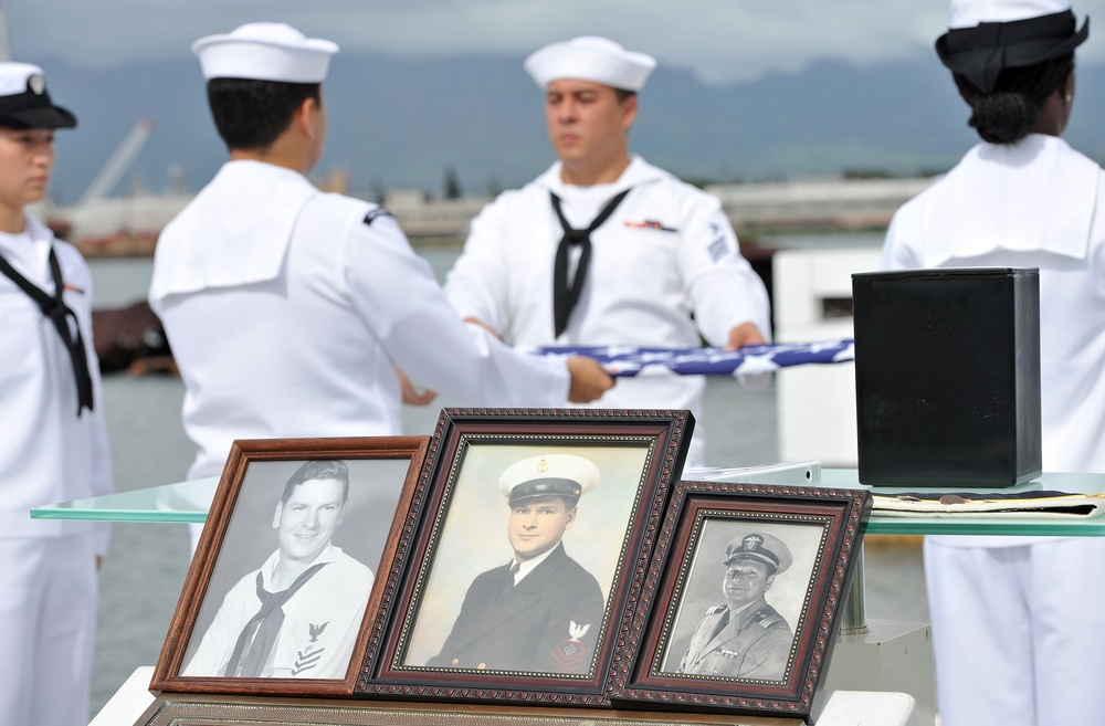 Ceremony at the USS Utah Memorial