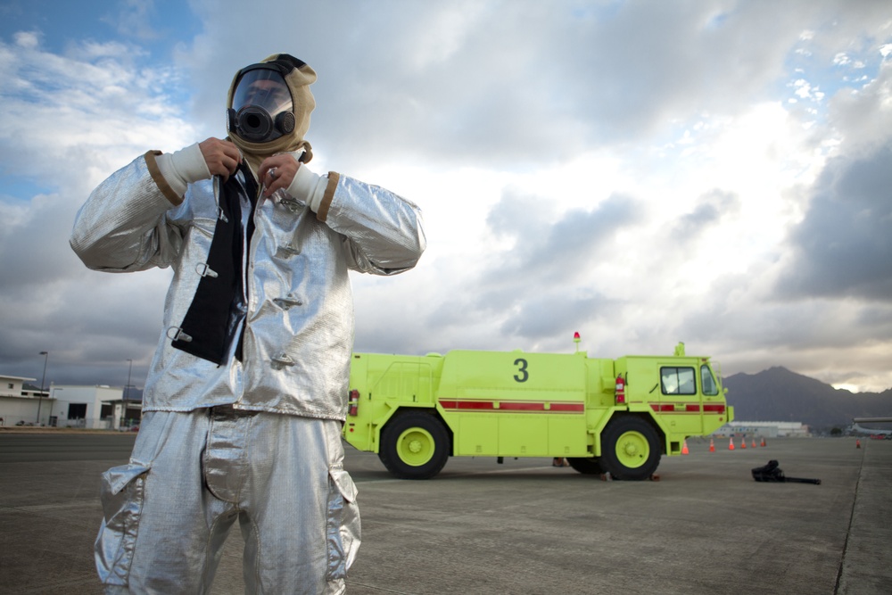 MCBH Crash Fire Rescue Training Exercise