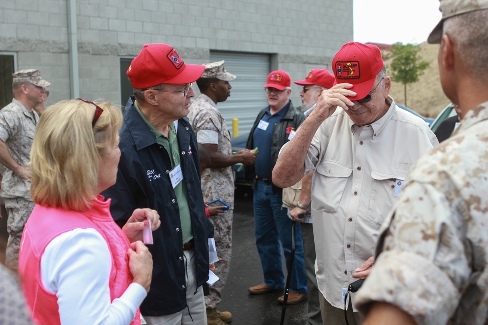 Vietnam veterans visit 1st Intel Bn. SCAMP