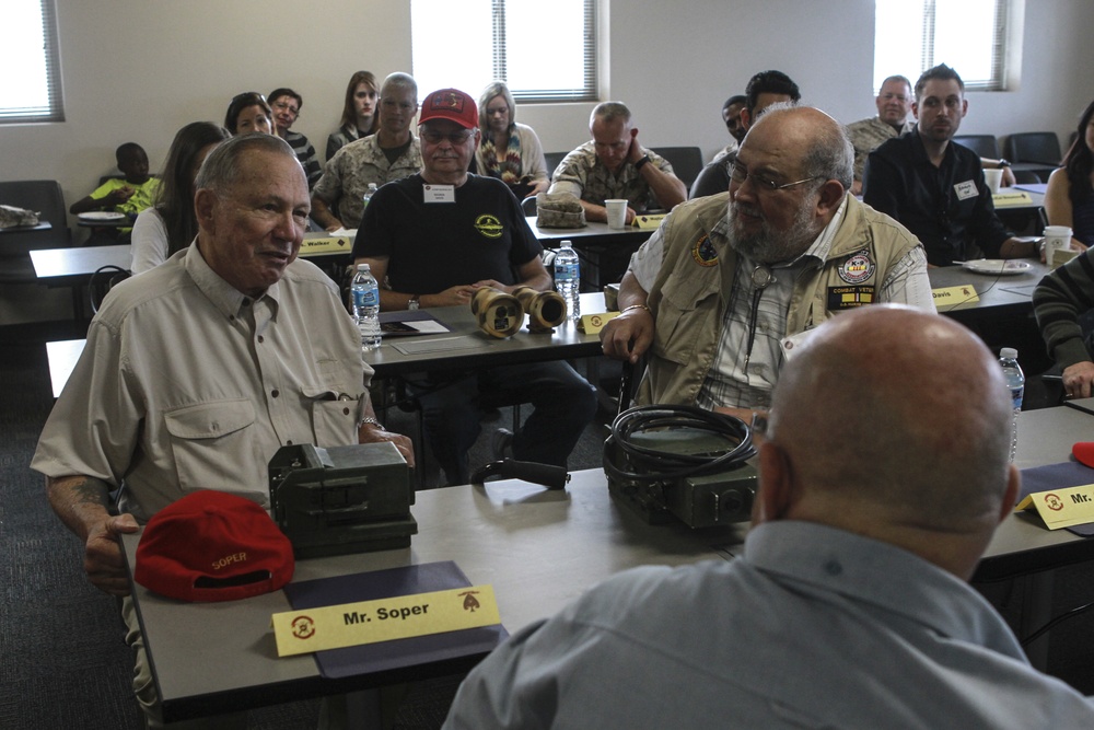 Vietnam veterans visit 1st Intel Bn. SCAMP