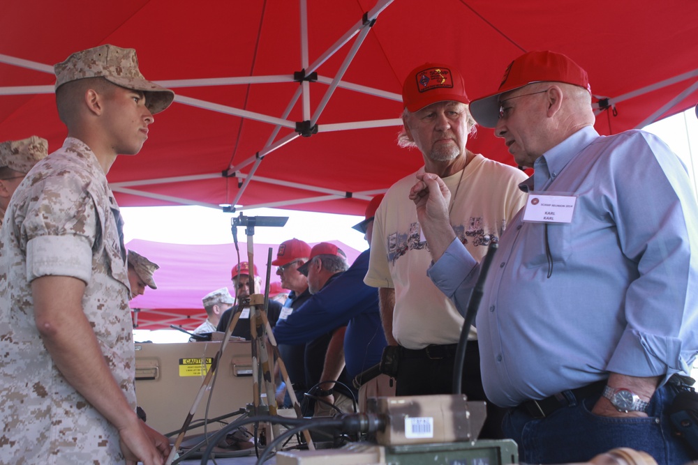 Vietnam veterans visit 1st Intel Bn. SCAMP