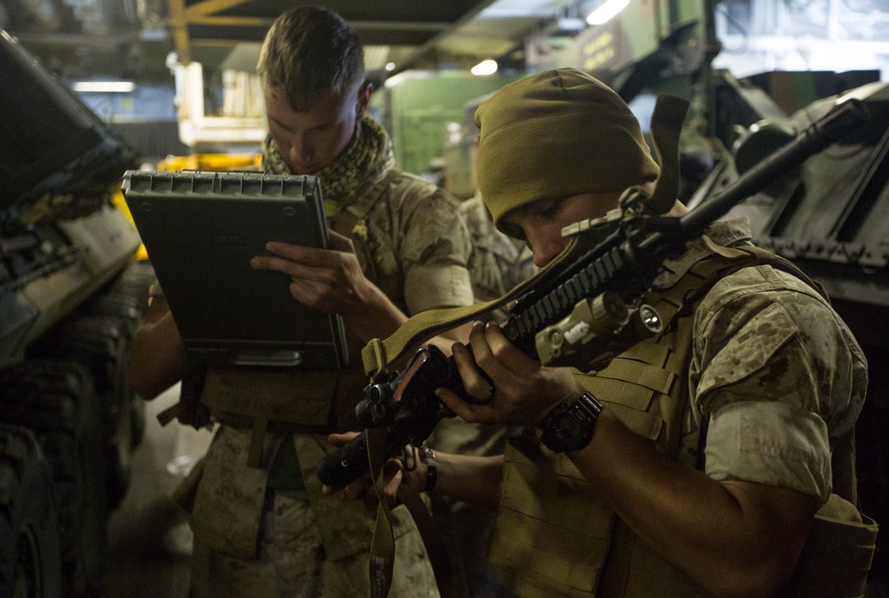 2/6 Marines during exercise Bold Alligator 2014