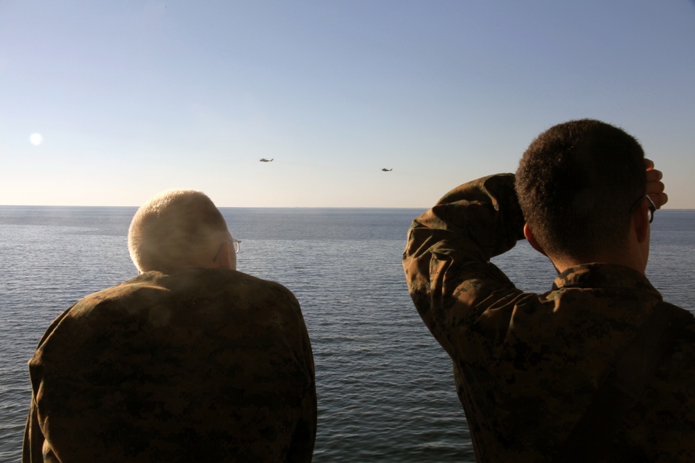 Another day aboard the USS Iwo Jima