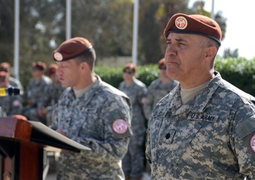 1st Support Battalion change of command ceremony