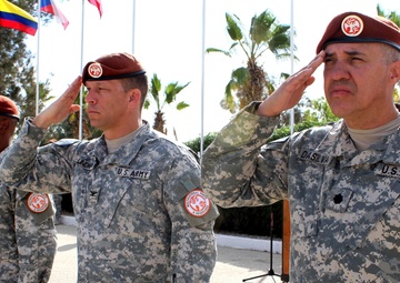 1st Support Battalion change of command ceremony