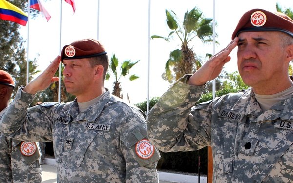1st Support Battalion change of command ceremony
