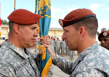 1st Support Battalion change of command ceremony