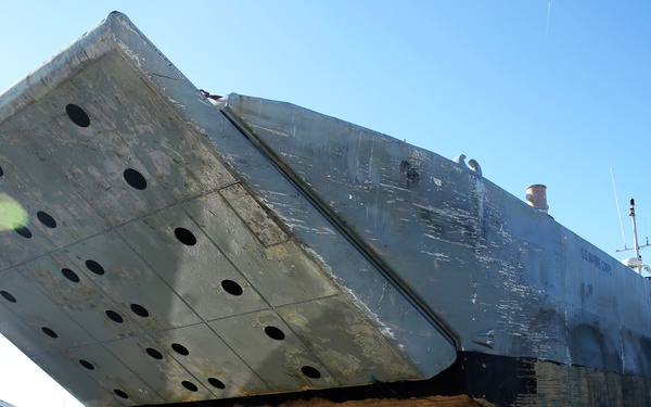 Sailors, civilians maintain LCM-8