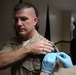 Cherry Point leaders receive flu shots
