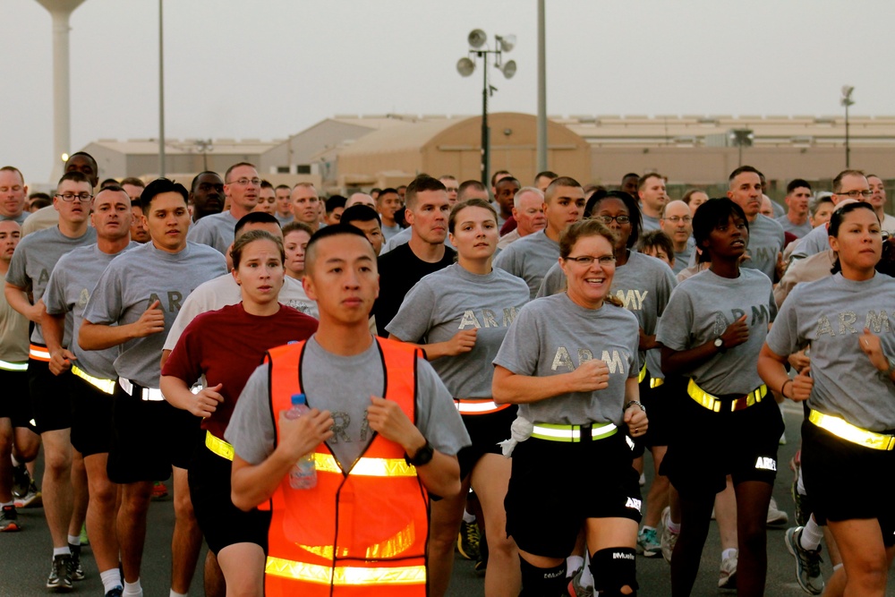 3rd Medical Command (Deployment Support) Operational Command Post (Forward) brigade run boosts esprit de corps