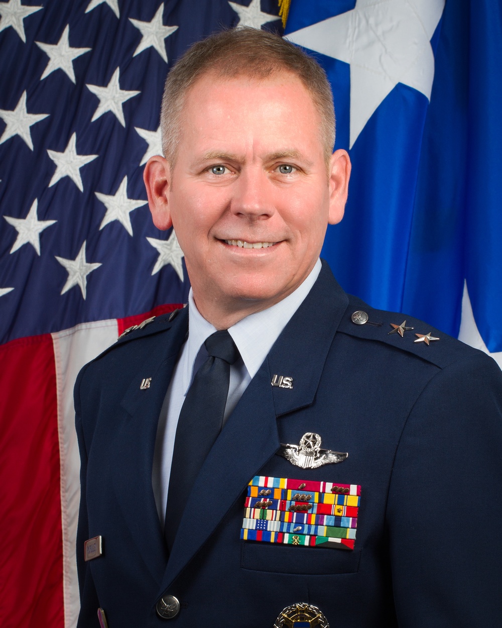 Maj. Gen. John K. McMullen, Commander, 9th Air and Space Expeditionary Task Force-Afghanistan; Commander, NATO Air Command-Afghanistan, and the Deputy Commander-Air, U.S. Forces-Afghanistan