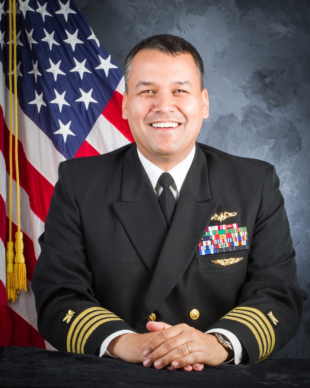 Official portrait National Defense University Professor, Capt. Eric Oxendine, United States Navy