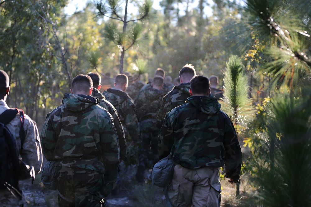 Kilo Battery undergoes gasmask training during Rolling Thunder