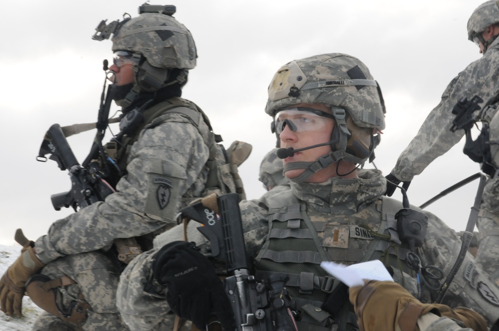4/25 IBCT (ABN) live fire exercise