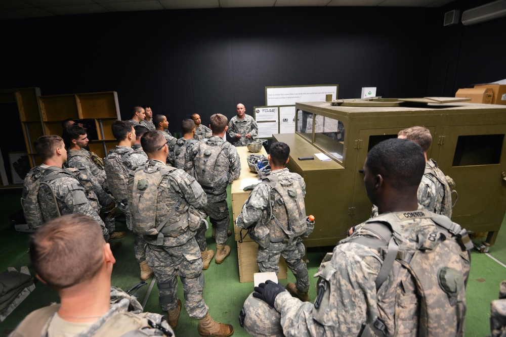 1st Battalion, 503rd Infantry Regiment, 173rd Airborne Brigade Training at EST in Caserma Ederle Vicenza, Italy