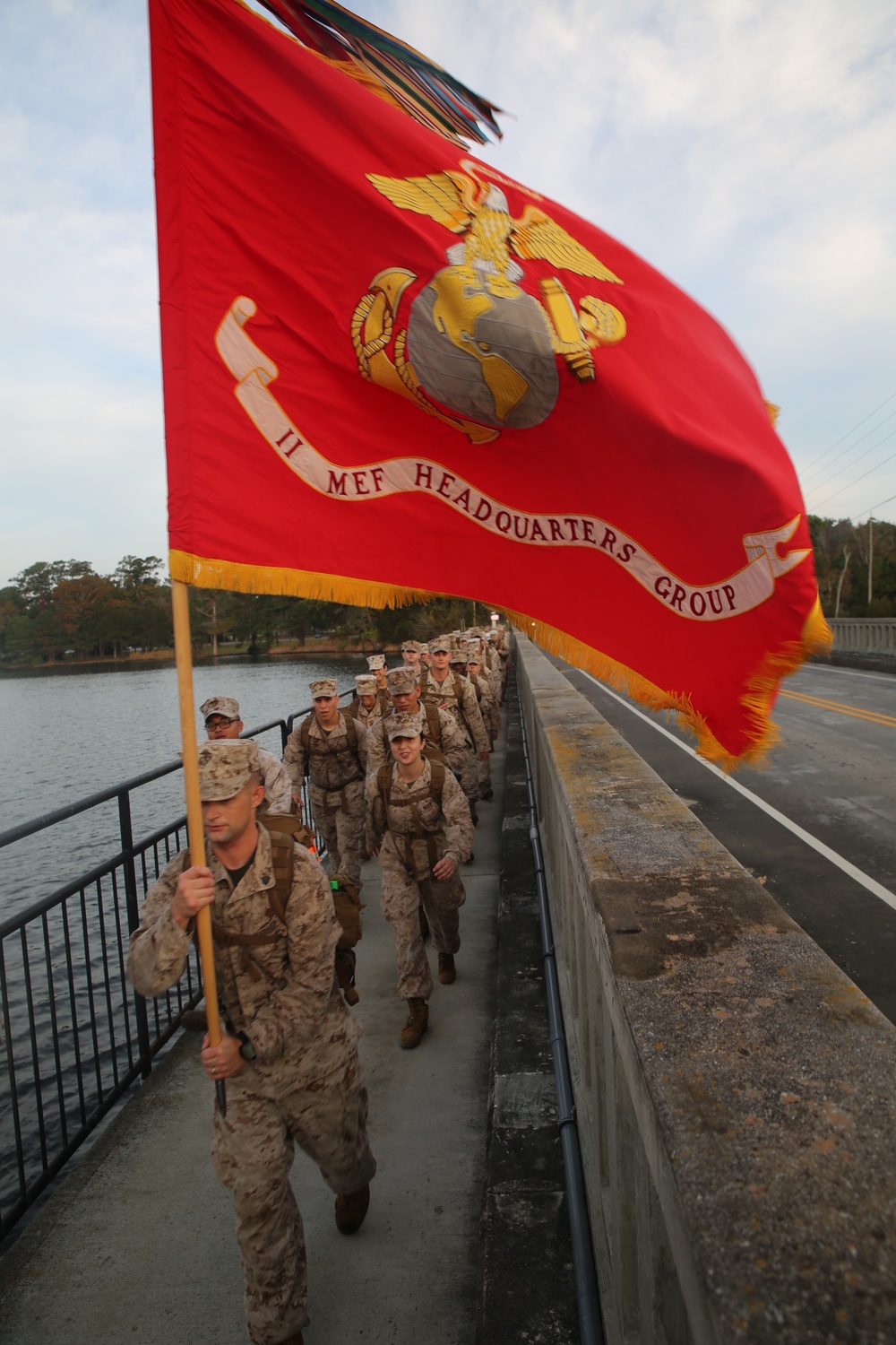 II Marine Expeditionary Force emphasizes unit cohesion with 9.5 mile hike