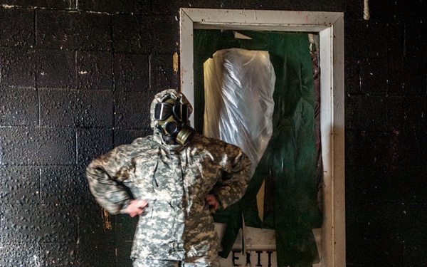 Nuclear Biological and Chemical training qualification at Camp Atterbury