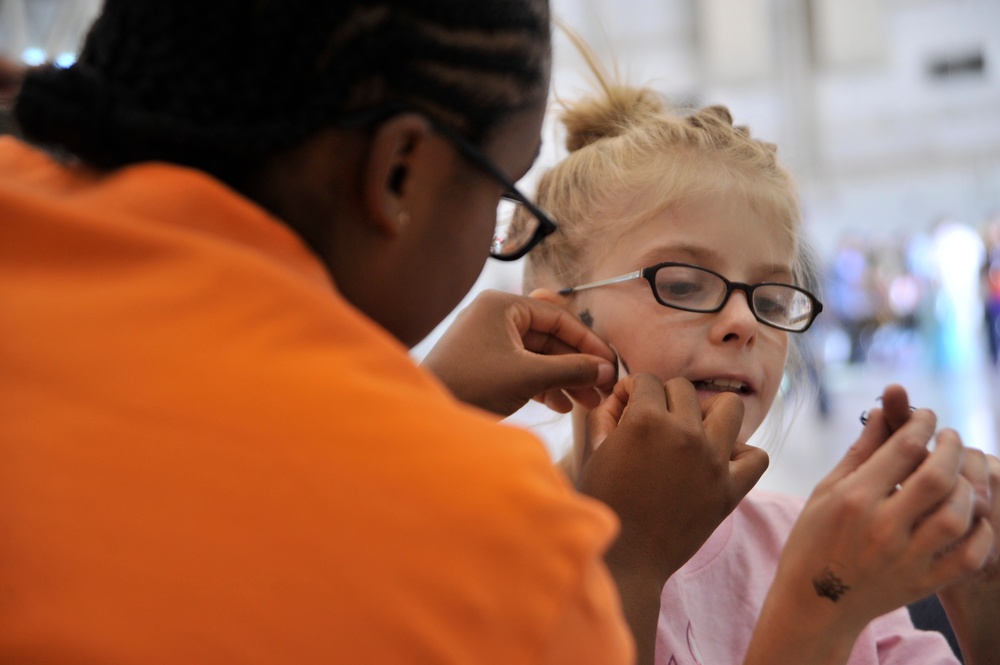 Creech hosts first children's Halloween party