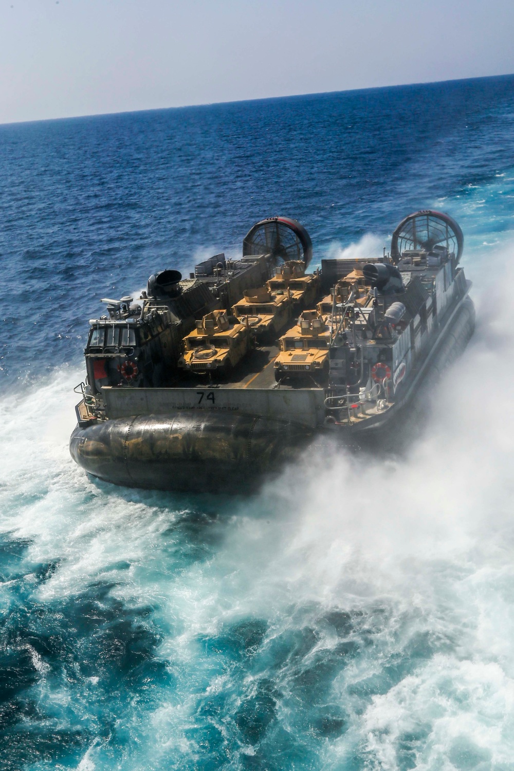 USS Makin Island LCAC ops