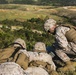 Rounds down range during combat training