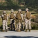 Rounds down range during combat training