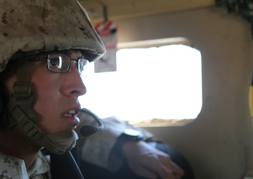 Roll out: CLB-11 Marines practice convoy tactics