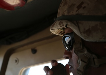 Roll out: CLB-11 Marines practice convoy tactics