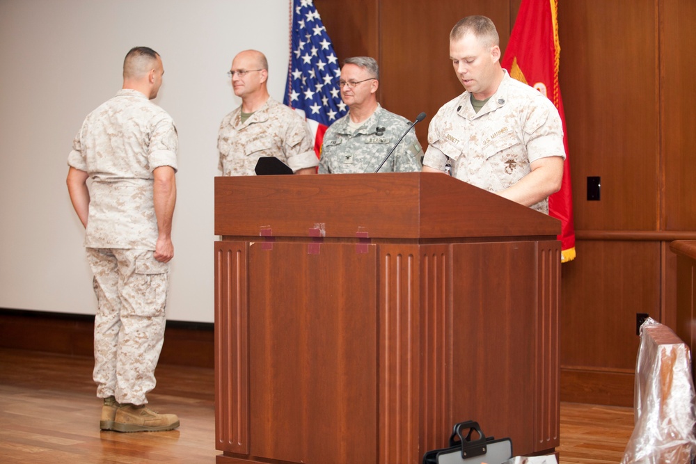 Maj. Tad Scott Retirement Ceremony
