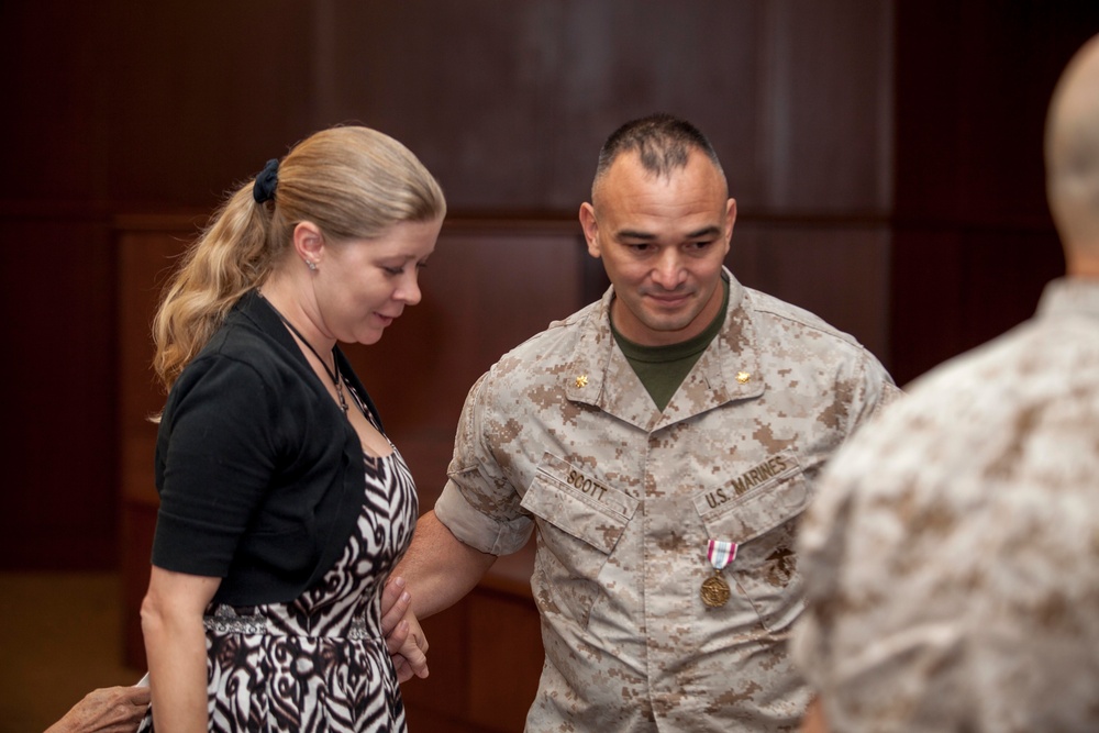 Maj Tad Scott Retirement Ceremony