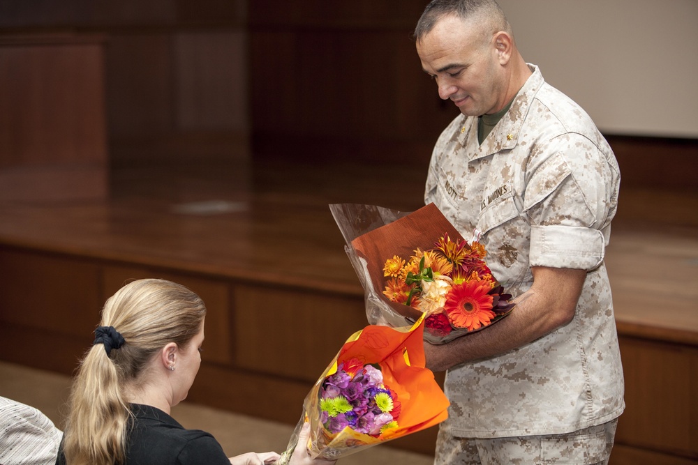 Maj Tad Scott Retirement Ceremony