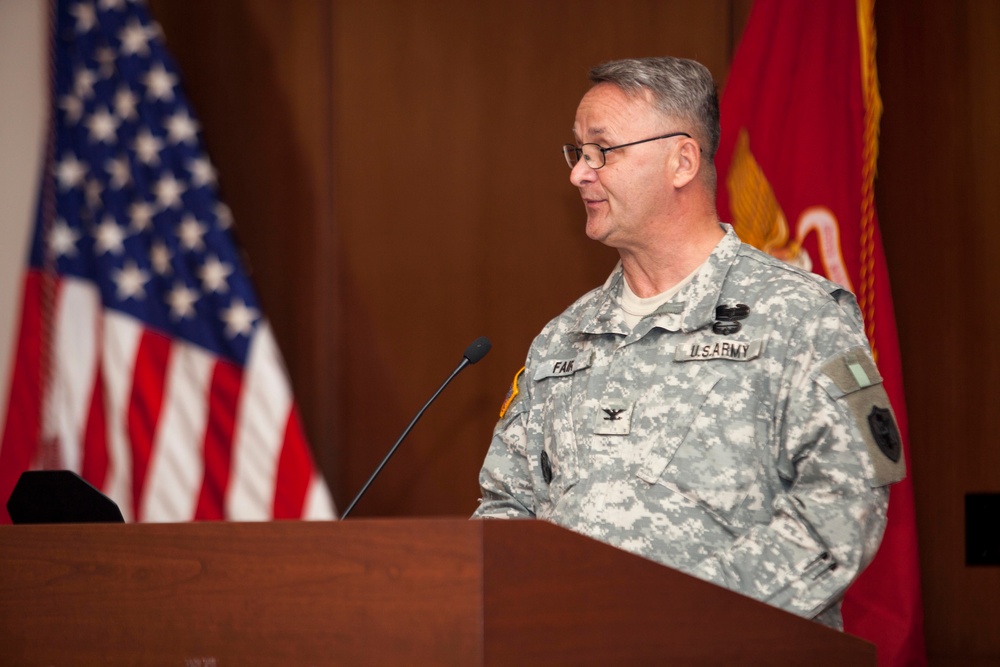 Maj Tad Scott Retirement Ceremony