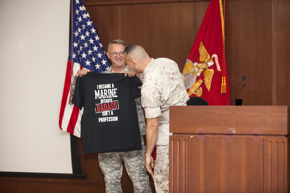 Maj Tad Scott Retirement Ceremony