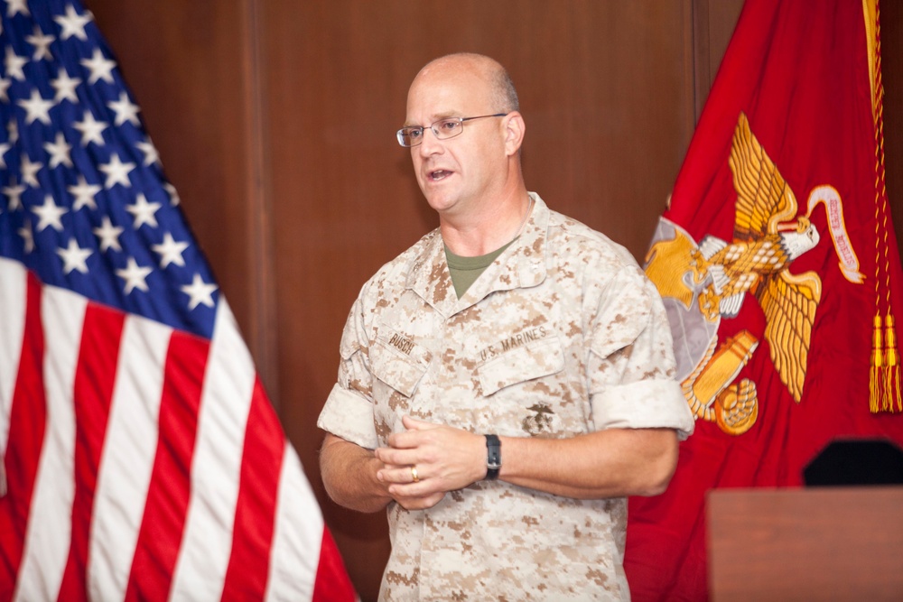 Maj Tad Scott Retirement Ceremony