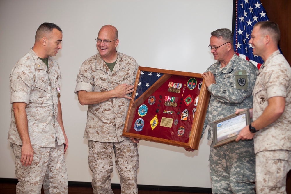 Maj Tad Scott Retirement Ceremony