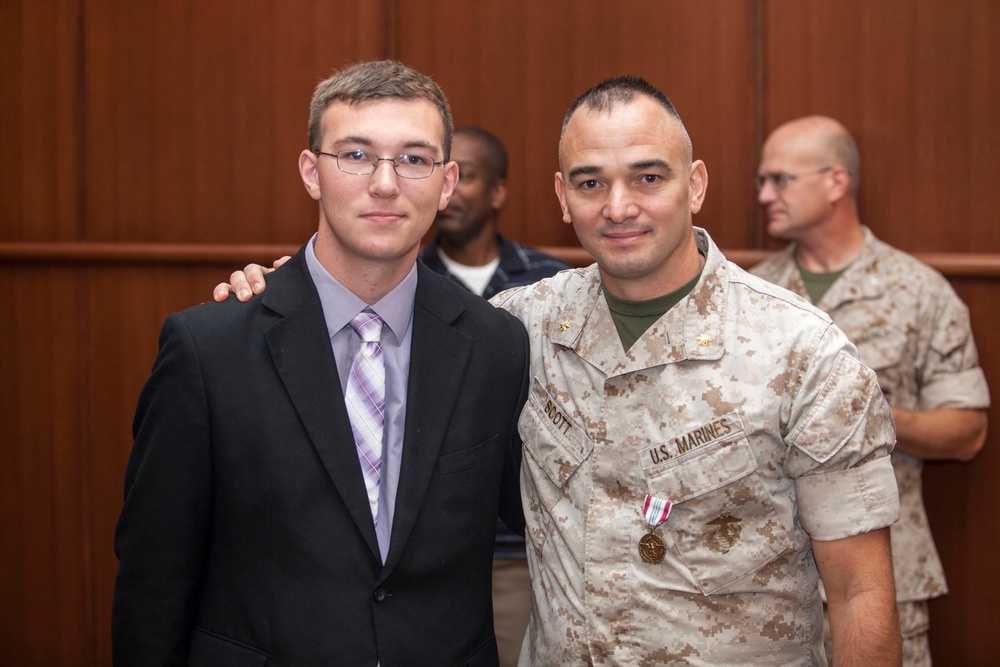 Maj Tad Scott Retirement Ceremony