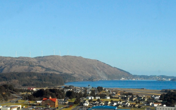 Coast Guard Air Station Kodiak, Alaska aerial view