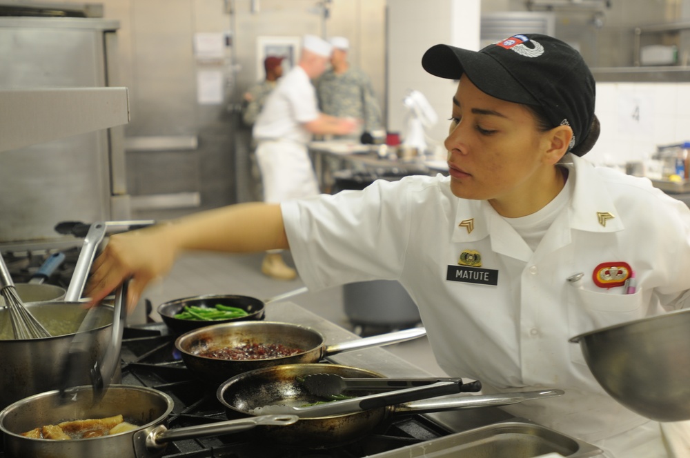 Falcon paratrooper competes for culinary top honors