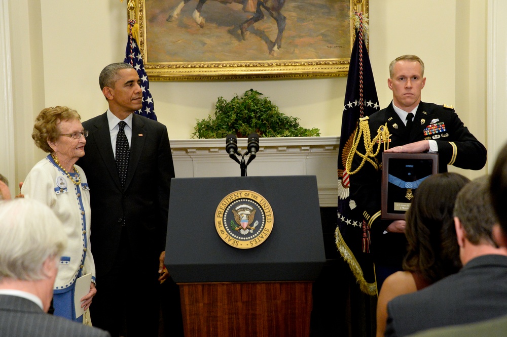 Medal of Honor Ceremony for 1st Lt. Alonzo H. Cushing