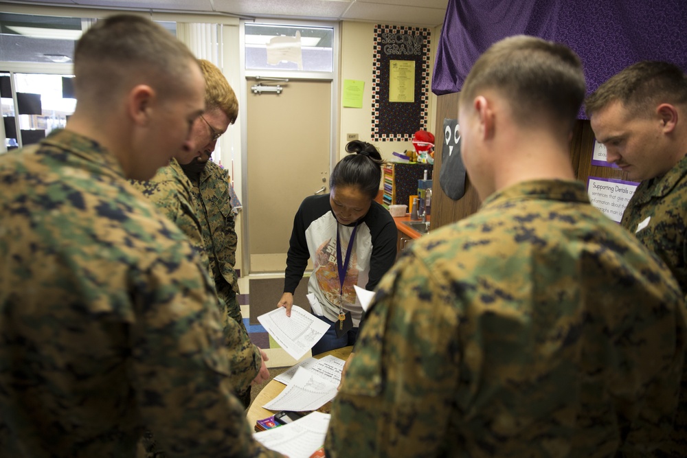 Marines continue to inspire local students to succeed