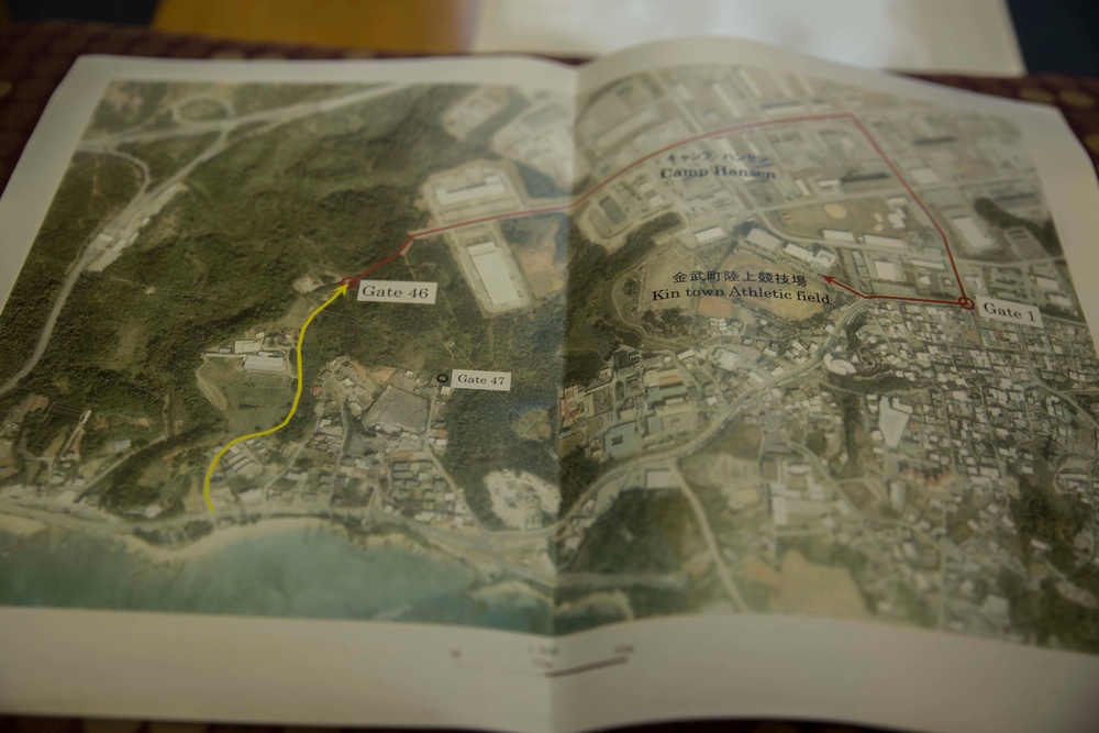 Kin Town residents, Marines practice tsunami evacuation
