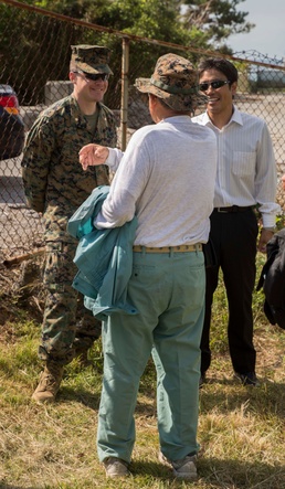Kin Town residents, Marines practice tsunami evacuation