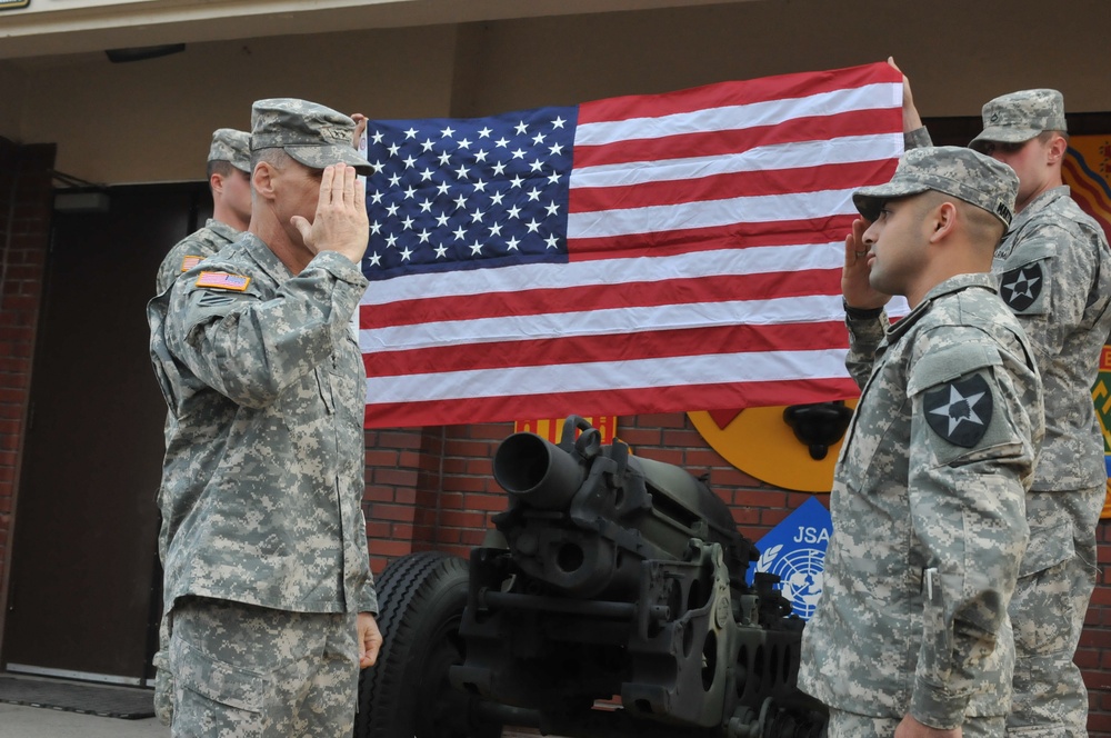 Sgt. Martinez-Toro reeenlistment ceremony