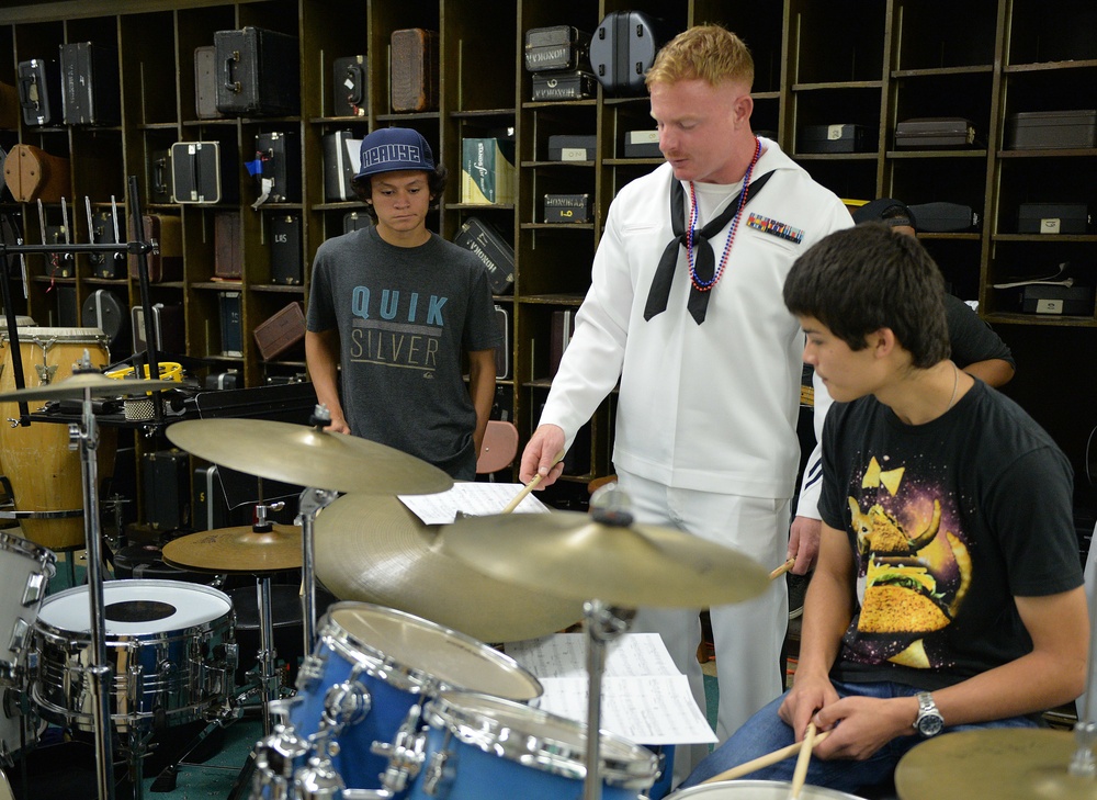 PACFLT Band community outreach, Big Island