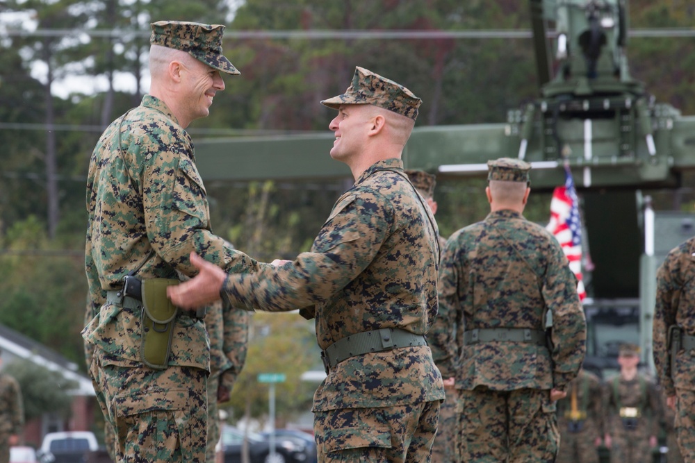 MWSS-274 Change of Command Ceremony