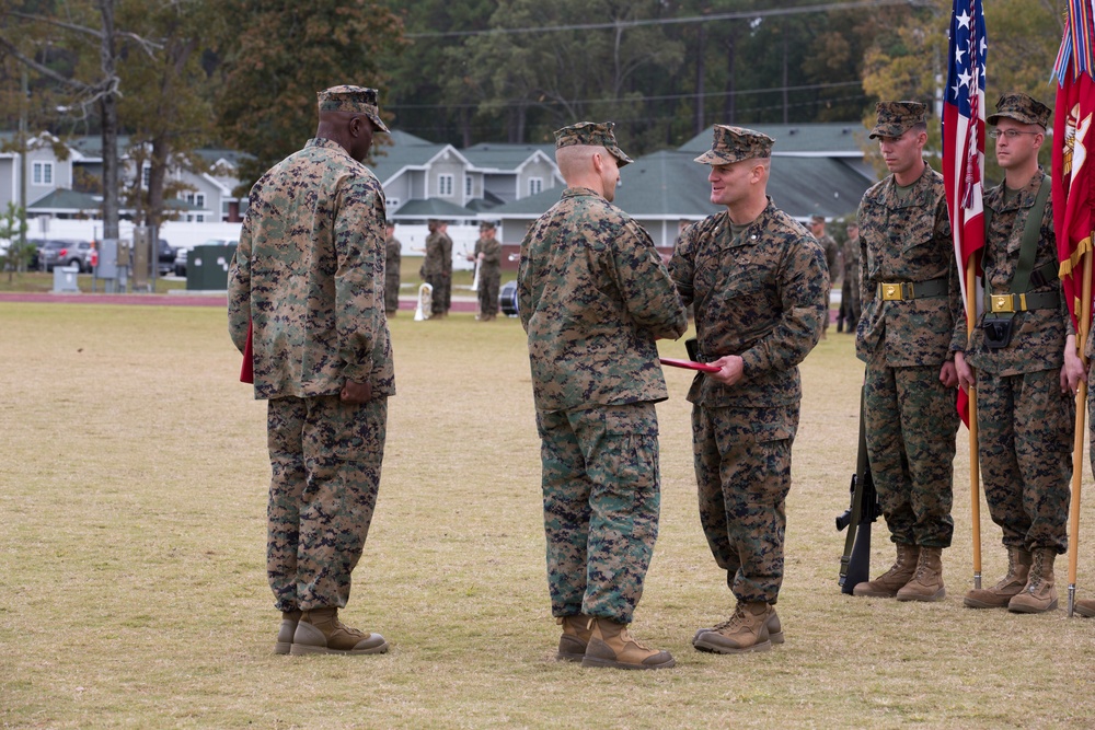 MWSS-274 Change of Command Ceremony