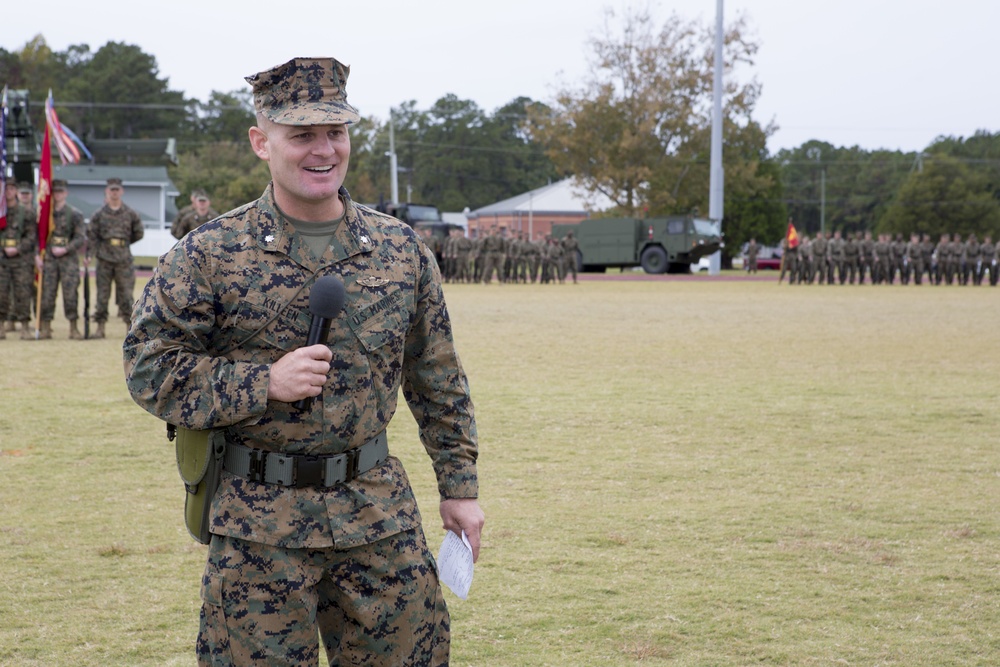 MWSS-274 Change of Command Ceremony