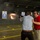 Firearms demonstration at FLETC firearms range, Cheltenham, Maryland