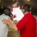 Firearms demonstration at FLETC firearms range, Cheltenham, Maryland